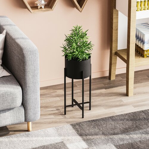 Suport metalic pentru flori GED-026, Mono negru