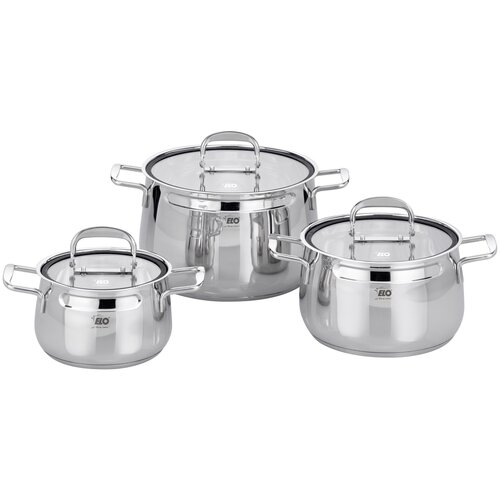 Elo 91003 Set de 3 oale din oțel inoxidabilMystery