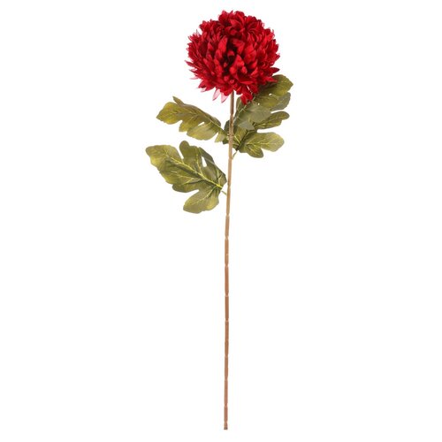 Vörös krizantém - művirág, 73 cm