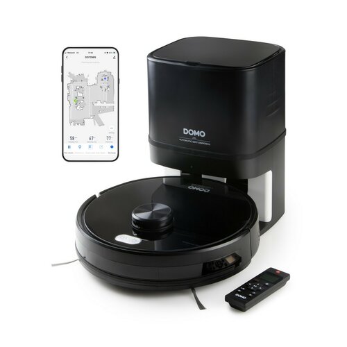 DOMO DO7298 robotický vysavač s čistící stanicí a mopem