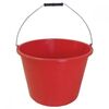 Пластиковий відро з мірною шкалою, 20 л, діаметр38 х висота 28 см, червоний