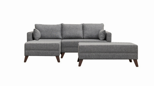 Sofa narożna Bella Narożnik Lewy 2 Szary