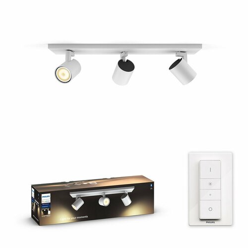 Philips Hue 53093/31/P6 punktowe oświetlenie LEDRunner 3x 5,5 W, białe