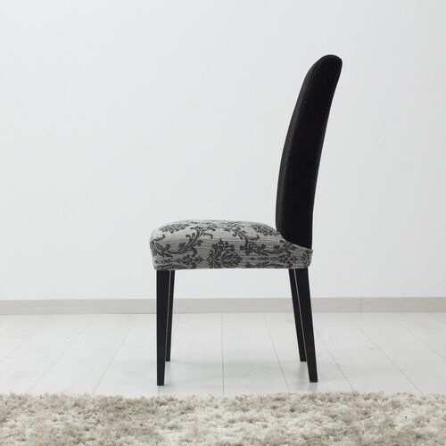 Napínací potah na sedák židle Istanbul šedá , 45 x45 cm, sada 2 ks