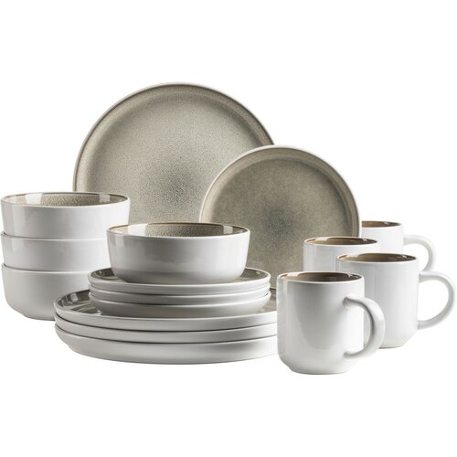 Set de masă Mäser 16 piese Lunaria Brown