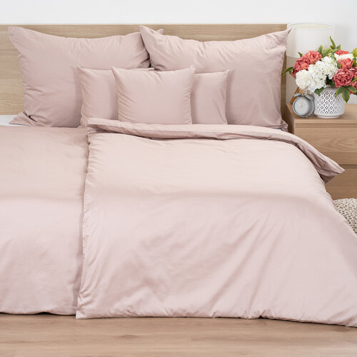 4Home Satin-Bettwäsche Cappuccino, 140 x 200 cm, 70 x 90 cm