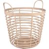 Kosz ogrodowy Downey kremowy, 37,4 x wys. 40 cm,