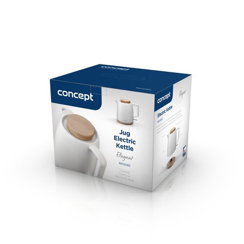 Concept RK0085 ceainic electric, alb