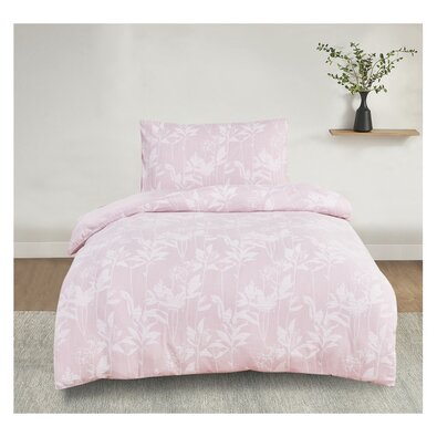 Lenjerie de pat Jacquard Alabama roz , 140 x 200cm, 70 x 90 cm