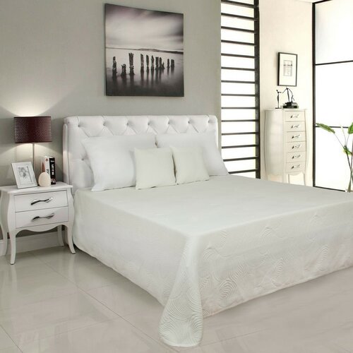 Matex Narzuta na łóżko Carmen kremowy, wzór, 220 x 240 cm