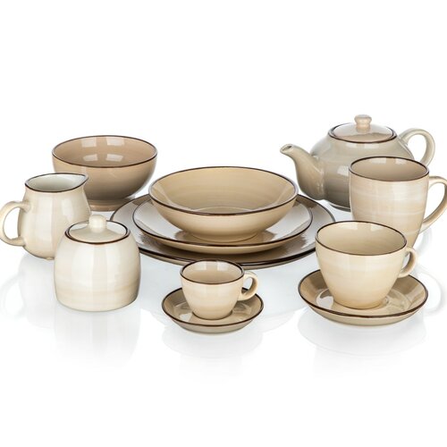 Farfurie de desert Banquet PALAS, 21,5 cm,crem
