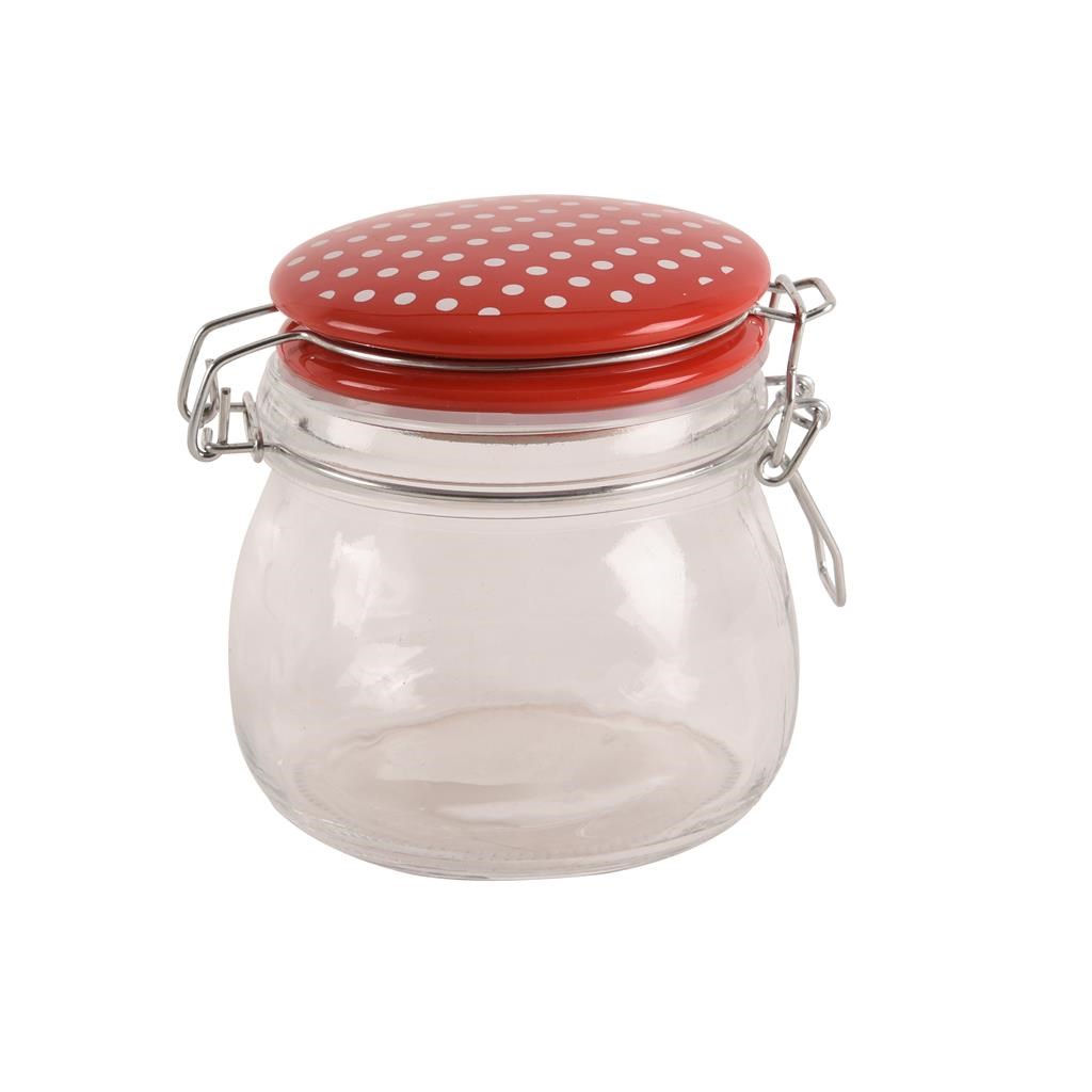 Orion Sklenená dóza Dots 0,5 l