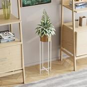 Kovinski stojalo za rože GED-025-C Loft,belo/zlato