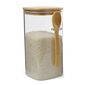 Maxxo borcan de sticlă Bamboo cu lingură, 1,2 l