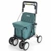 Carlett Senior Assist cadru pentru cumpărături curoți 38 l, albastru-verde