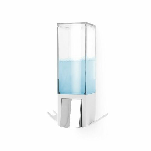 Stenski dozirnik za milno peno Compactor Edge 500ml, bel