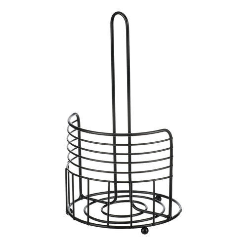 Autronic Металева підставка для паперових рушниківкругла, чорна