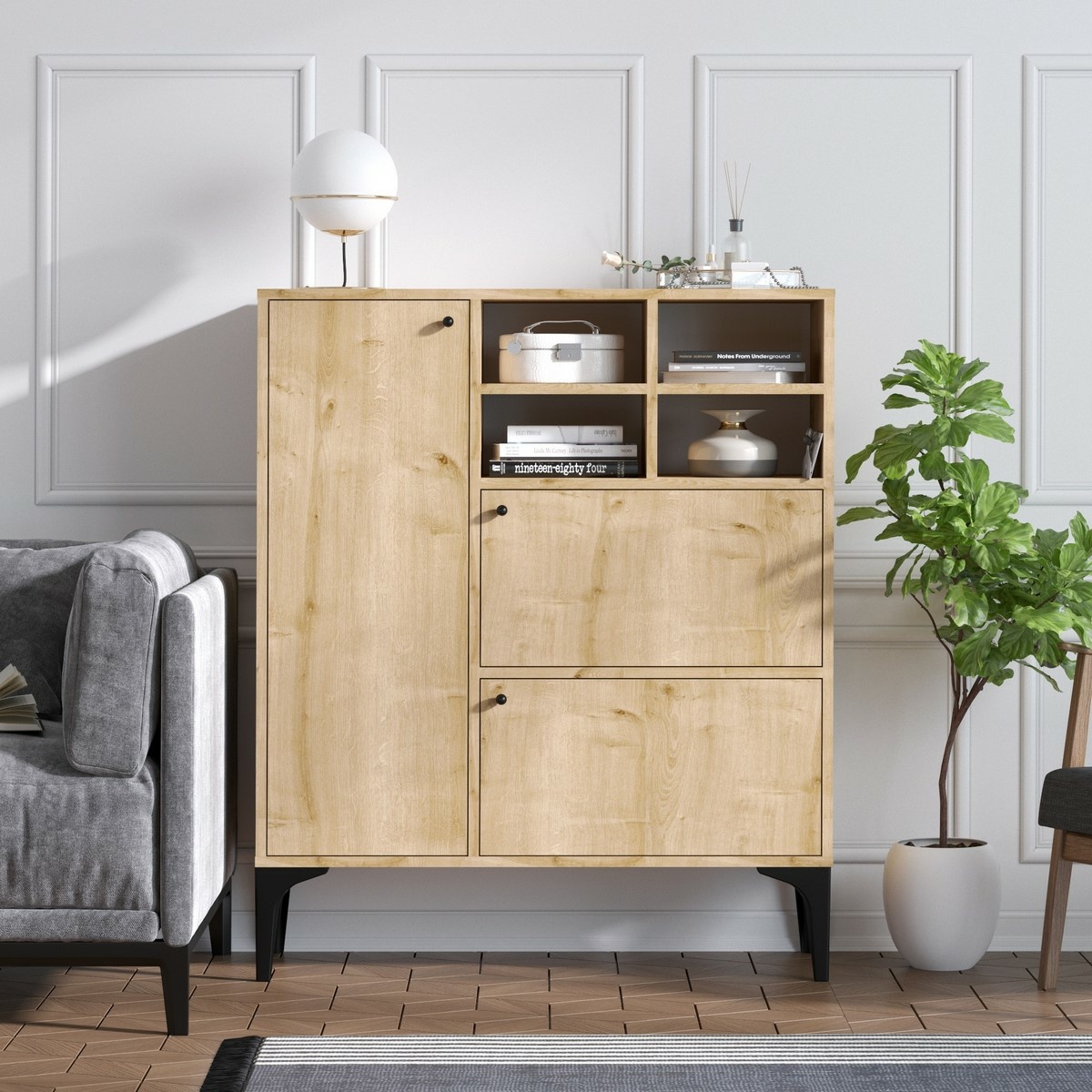 Skrinka Ewa Sapphire Oak