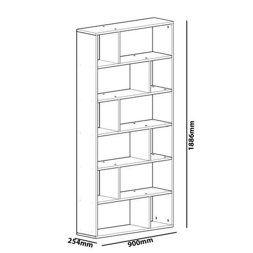 Knihovna Forme White