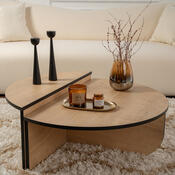 Stolik konferencyjny Orion Honey Oak Black