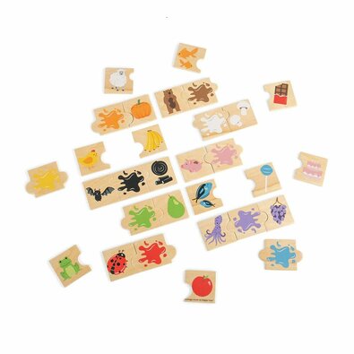 Bigjigs Toys Didaktické puzzle Barvy