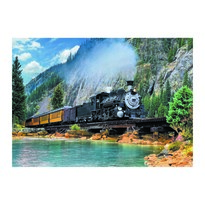 Puzzle Trefl Tren la munte, 500 piese