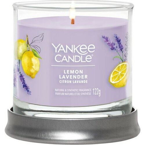 Yankee Candle Signature Tumbler Lemon Lavender  illatos gyertya kis üvegben  ,122 g