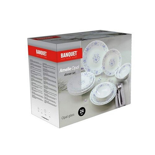 Zestaw obiadowy Amalie, 24 sztuki, Banquet