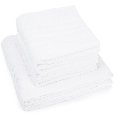 Sada ručníků a osušek Classic bílá, 4 ks 50 x 100 cm, 2 ks 70 x 140 cm