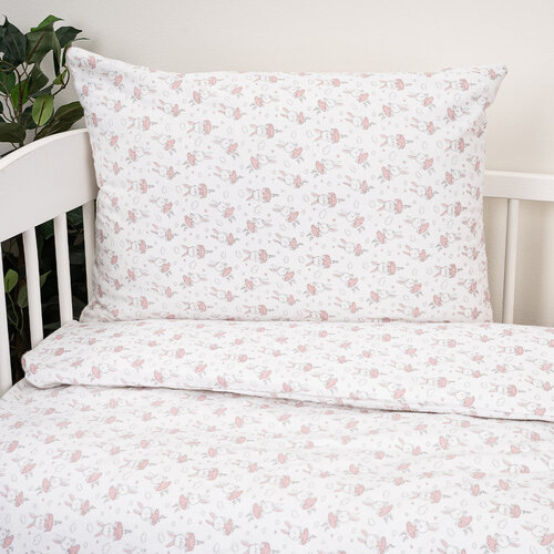 4Home Flanell-Bettwäsche für Kinder Ballerina, 100 x 135 cm, 40 x 60 cm