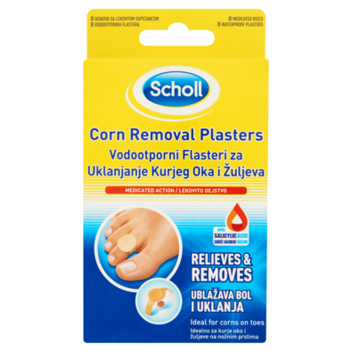 Plasturi Scholl pentru îndepărtarea calusurilor
