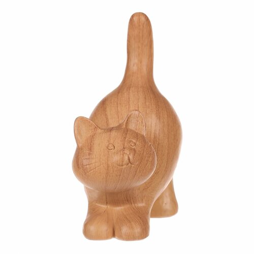 Decorație figurină pisică, poliresină, 12 x 7 x 13cm