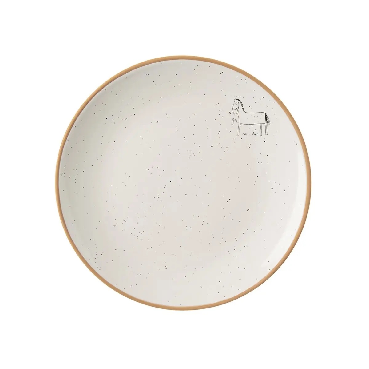 Farfurie de desert din ceramică Orion Fermă cal, diam. 19,5 cm