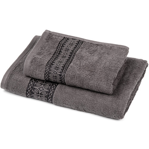 Set prosoape Strook, gri, 70 x 140 cm, 50 x 100 cm
