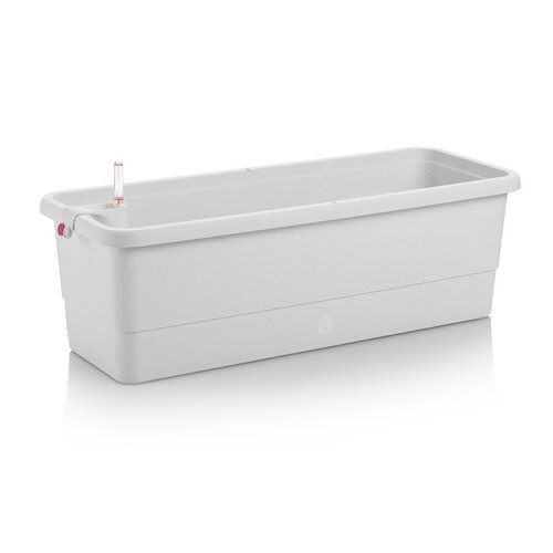 Gardenico Ящик для квітів з автополивом Smart System Gardenie біле, 80 см