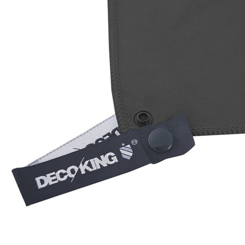 DecoKing Fitness Ręcznik Ekea szary, 40 x 80 cm