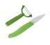Sada keramický nůž + škrabka zelená