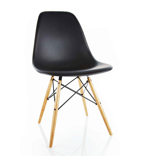 Miniatura židle DSW 13,5 cm, černá