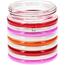 Repelentní svíčka Citronella Stripes, 780 g,11 v 12 cm, červená