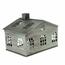 Metall-Kerzenhalter „Rustik House“, 16 × 12 × 10 cm