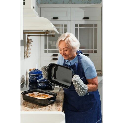 Sfinx Brytfanna emaliowana podwójna, 40 cm