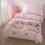 PUHU gyermek pamut ágynemű, rózsaszín, 140 x 220 cm, 70 x 90 cm