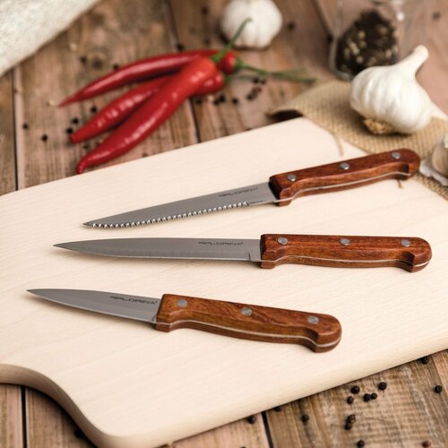 Florina Nož za mesne izdelke Wood, 15 cm