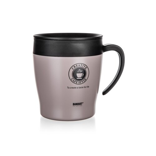 Banquet термокружка TAZZA 330 мл, латте