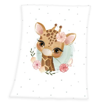 Pătură pentru copii Herding Giraffe, 75 x 100 cm