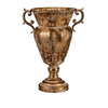 Kovinski okrasni lonec za rože »Zlati pokal«, 28 x 21 x 37 cm