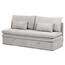 Rozkładana sofa trzyosobowa ASB-4740 BGE2,manżestrowa, beżowa