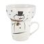 Orion Porcelanowy kubek z miseczką Bałwanek, 0,35l