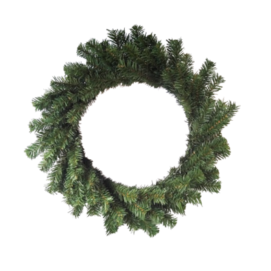 Ghirlanda artificială verde, fără decorații,diametru 50 cm