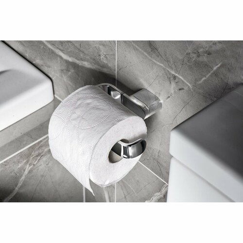 METAFORM MA017 Mida držák toaletního papíru bez krytu, stříbrná